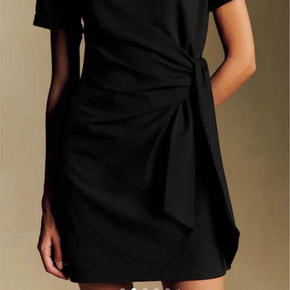 NWT Sézane Black Pippa Dress - Picture 2 of 6